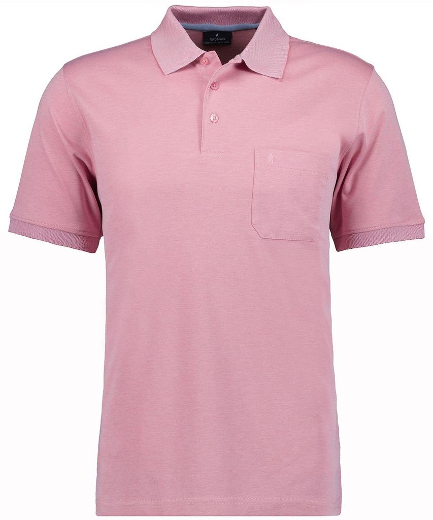 Ragman H-Polo Polo a maglia morbida uni Immagine del prodotto 