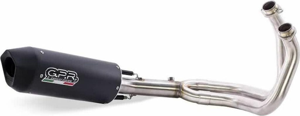 GPR Furore Black Komplett-Rennsportauspuff mit abnehmbarem DB Killer Honda CB 650 R Euro5+