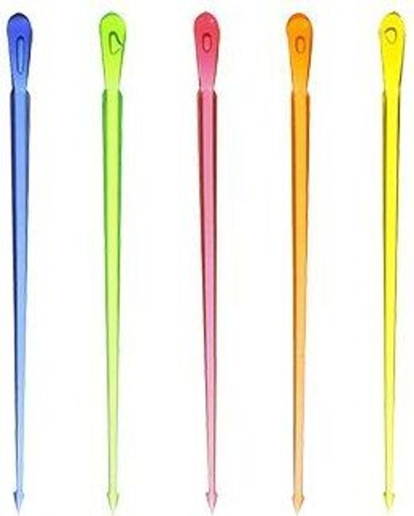 Deko-Picker, PS 8 cm farbig sortiert "Drop" Produktbild 