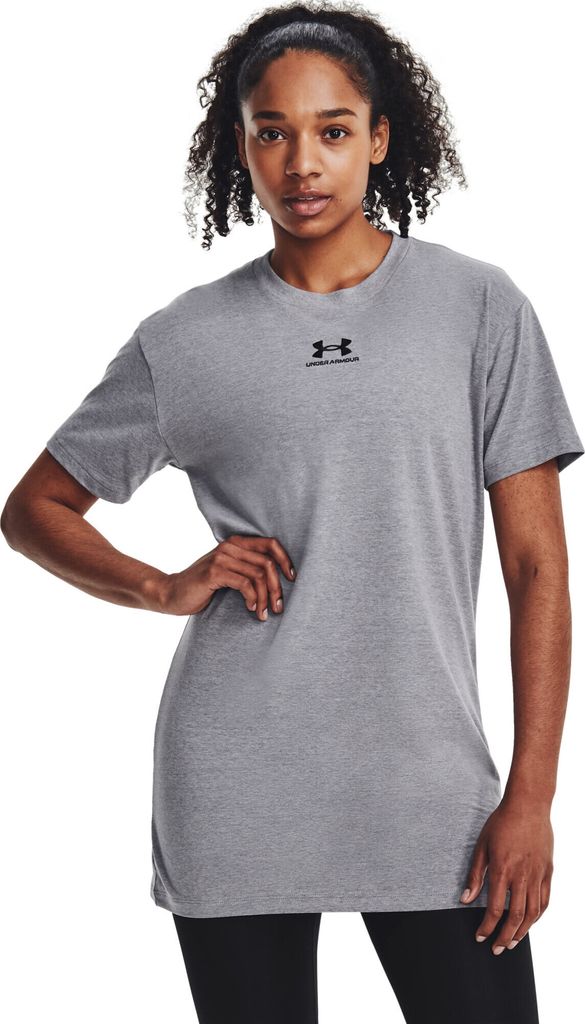 Under Armour Ua W Extended Ss New-Gry T-Shirt 1383429-035__XS