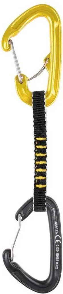 Dégaine Escalade Grivel Alpine Plume Captive 10cm - Jaune et Noir