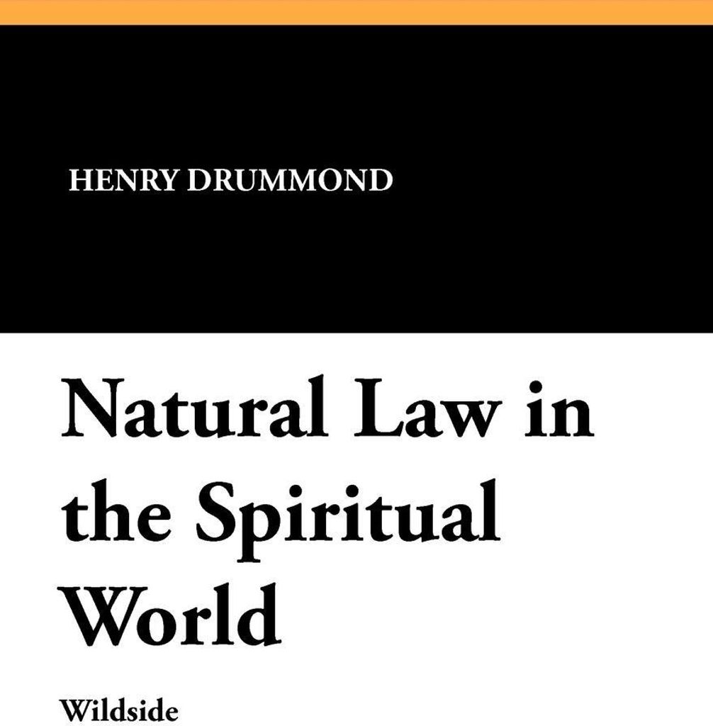 Natural Law in the Spiritual World