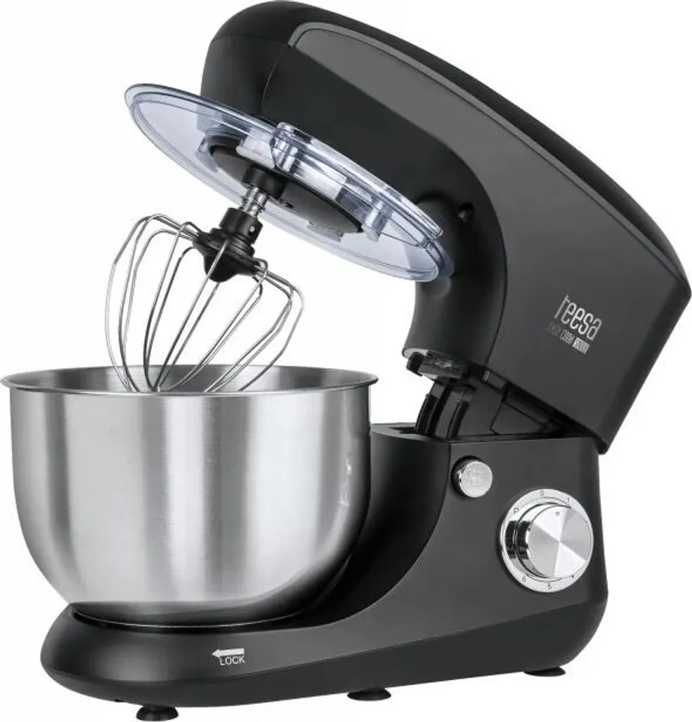 Robot da Cucina Teesa EASY COOK Single Black 1400W | Impastatrice Planetaria