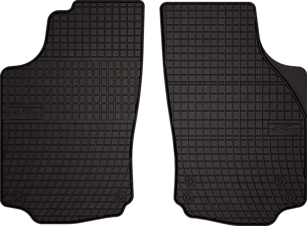 QUEMAR Tappetini Auto compatibili con Opel Corsa C 2000-2006 / Kit Tappeti in Moquette e Gomma su Misura (Set 2 Anteriori + 2 Posteriori) / Ricami e Colori Personalizzati (4 Ricami, Bordo Giallo