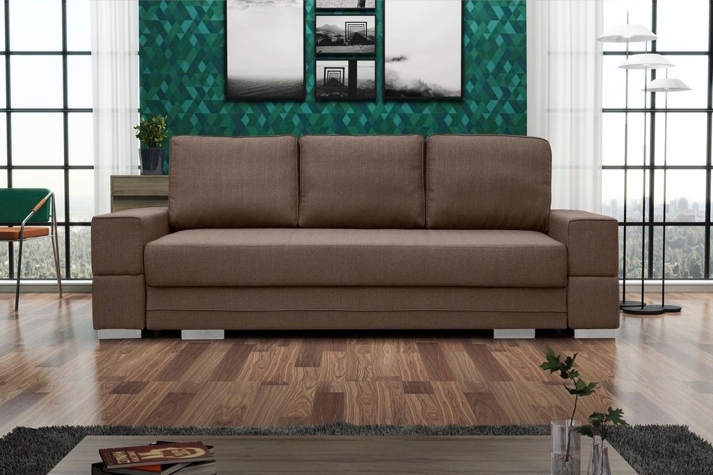 Schlafsofa Sofa mit Schlaffunktion und Bettkasten GIZA malmo 28