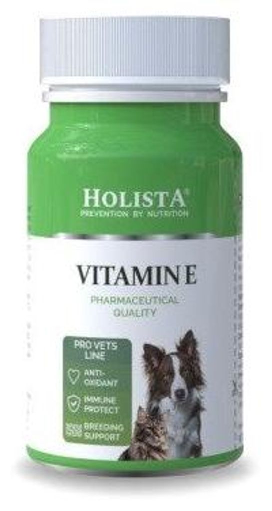 HOLISTA Vitamine E - compléments pour chiens et chats - 90 Image du produit 