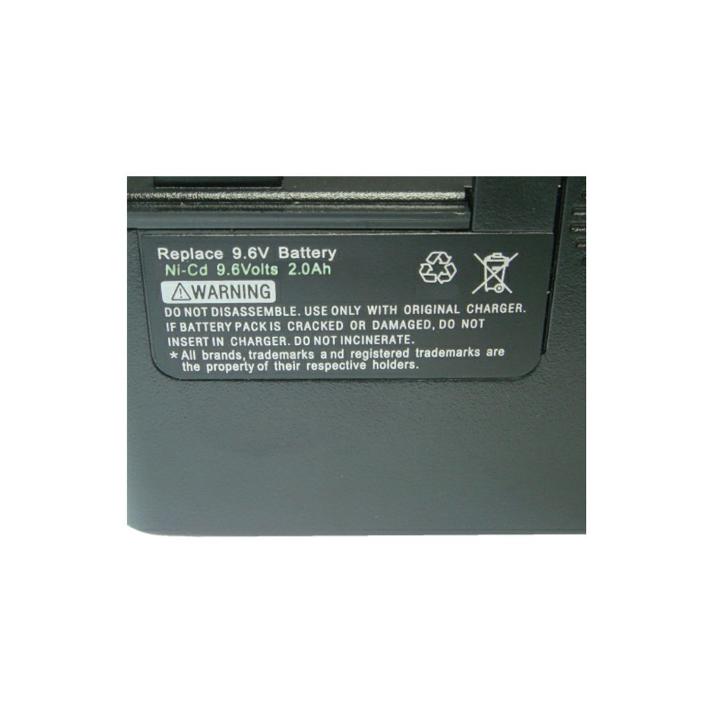 Trade-Shop Werkzeug Ni-MH Akku 9,6V 2000mAh für BOSCH Produktbild 3