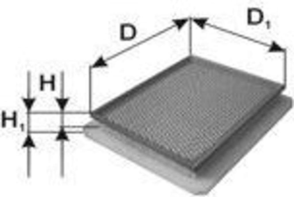 Luftfilter PZL Filters WA59456 für OPEL Corsa C Schrägheck Produktbild 