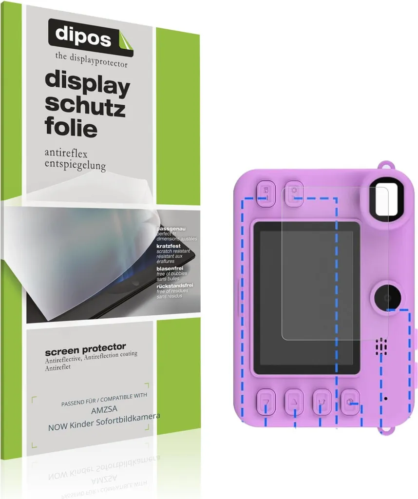 dipos Pellicola protettiva per Wiko Fizz (confezione da 6 pezzi