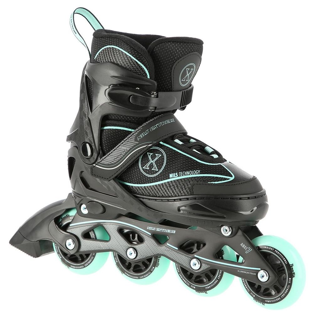 Pattini a rotelle NILS Extreme NA11008 verde M(35-38) Immagine del prodotto 