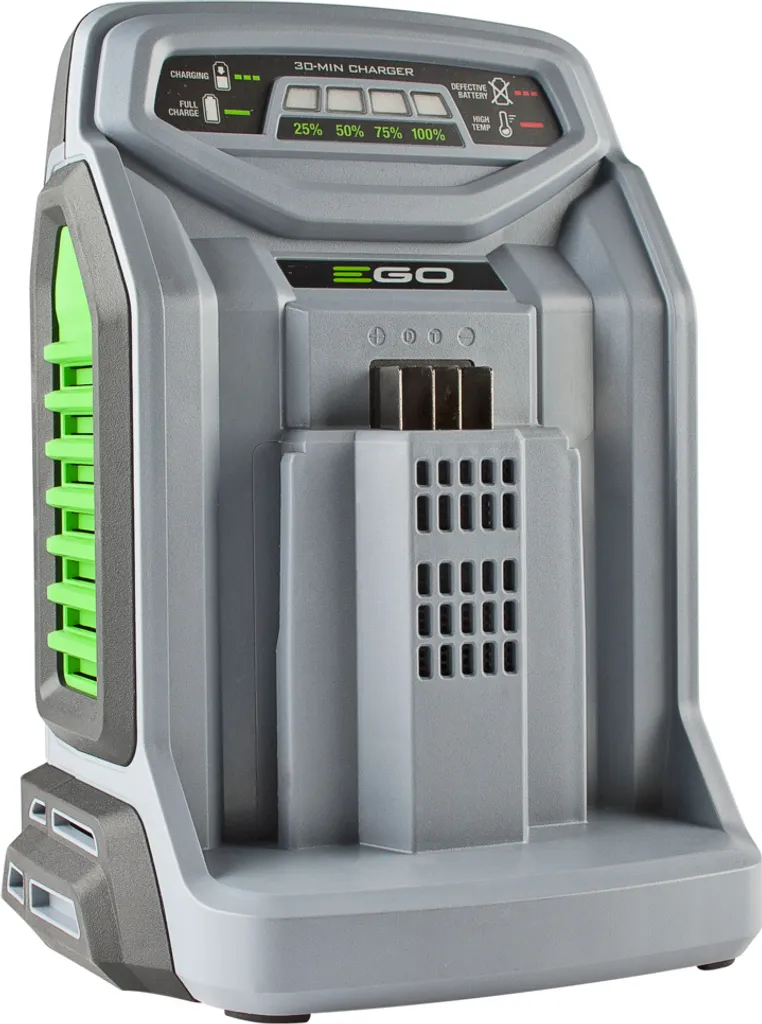 EGO CH5500E Chargeur Rapide : Fini les Interruptions de Travail au Jardin