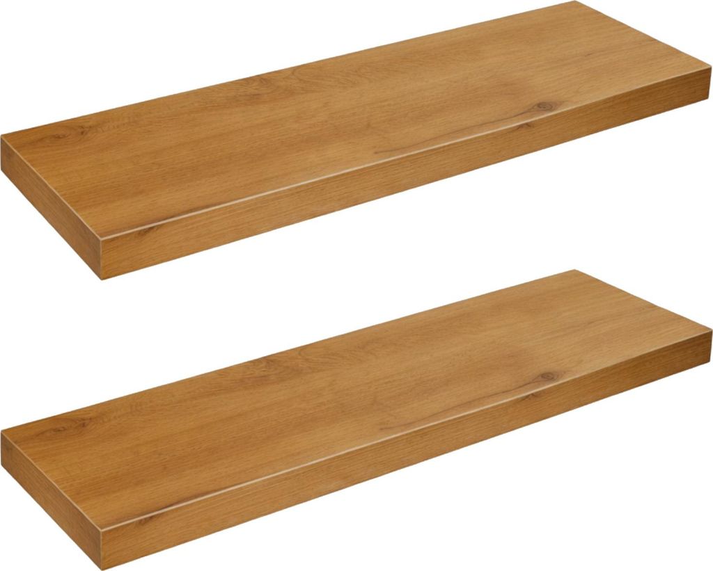 BEGRYF Wandregal 2er Set 60 cm Erlefarben 20 cm tief, Produktbild 