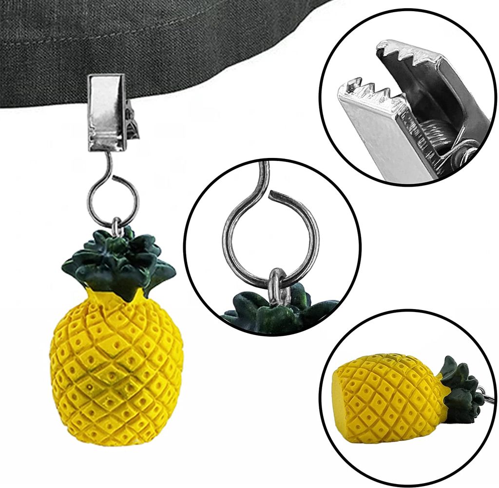 Tischdeckenbeschwerer 8er Set - Klammern Für Garten Tische In Limette