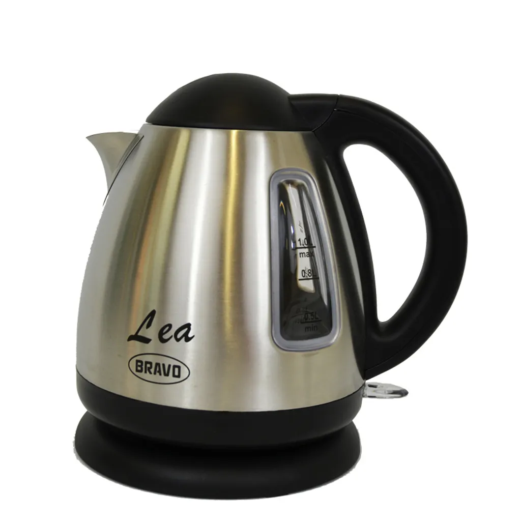 Bouilloire sans fil 1 litre Bravo LEA B-4574 coloris mixtes haute qualité