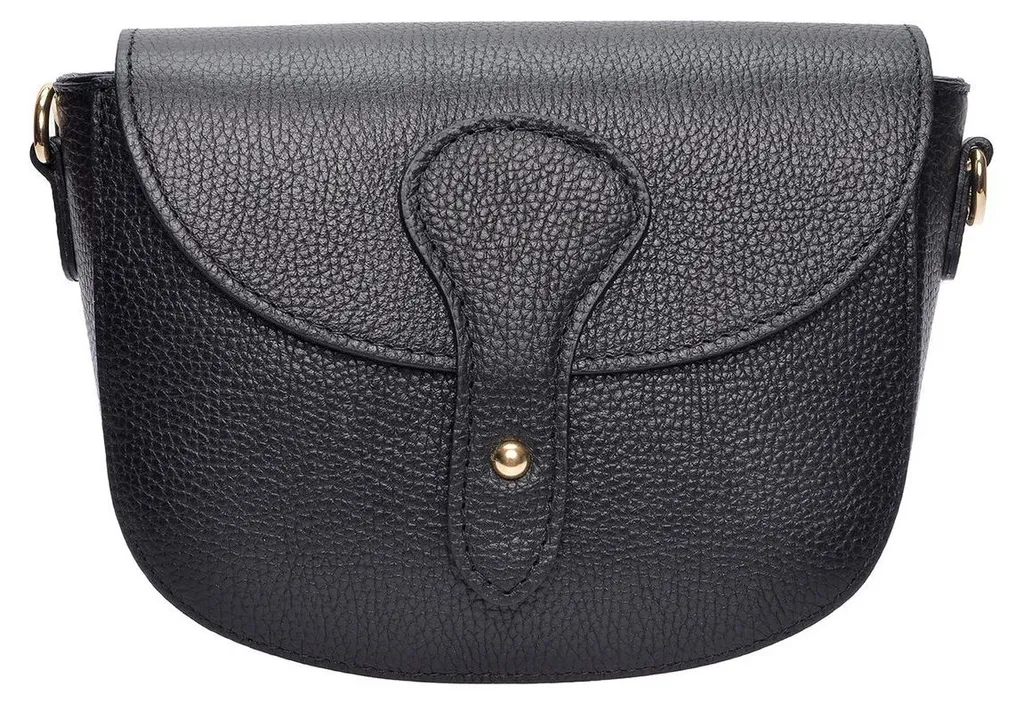Roberta M Sac bandoulière SS26 RM 148T Nero - Cuir Noir Italien Luxe