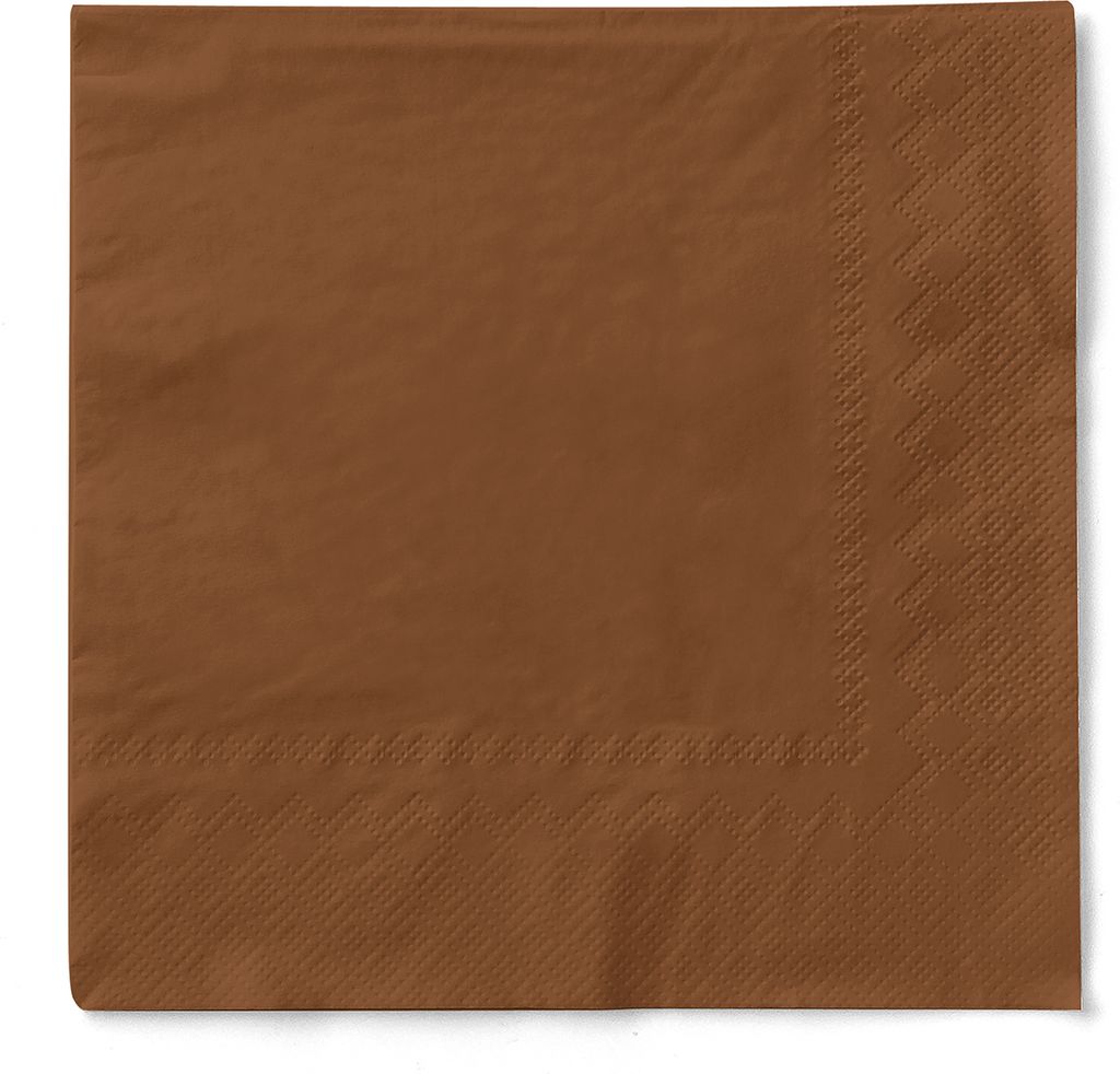 Sovie HOME Serviette Bronze aus Tissue 33 x 33 cm, 3-lagig, 20 Stück