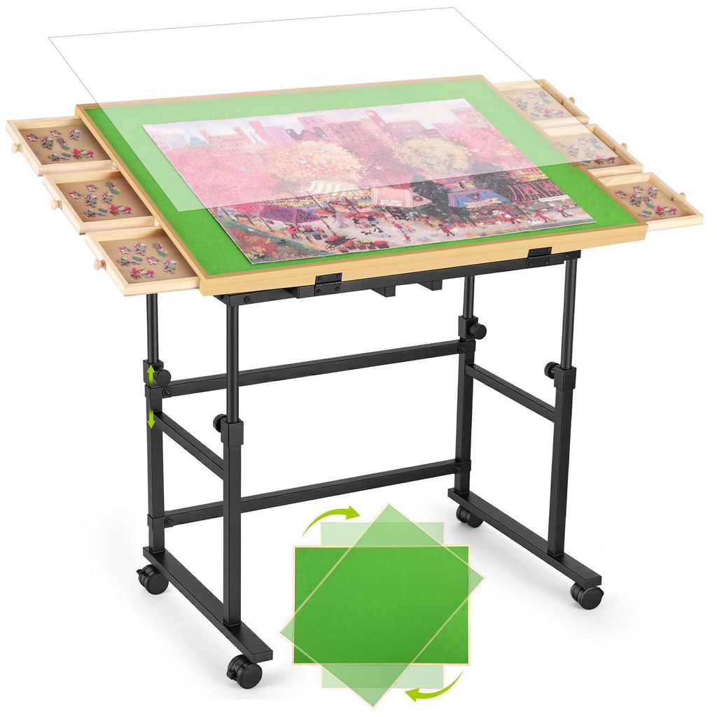 Stół do układania puzzli Douxlifego na 1500 elementów, z Zdjęcie produktu 