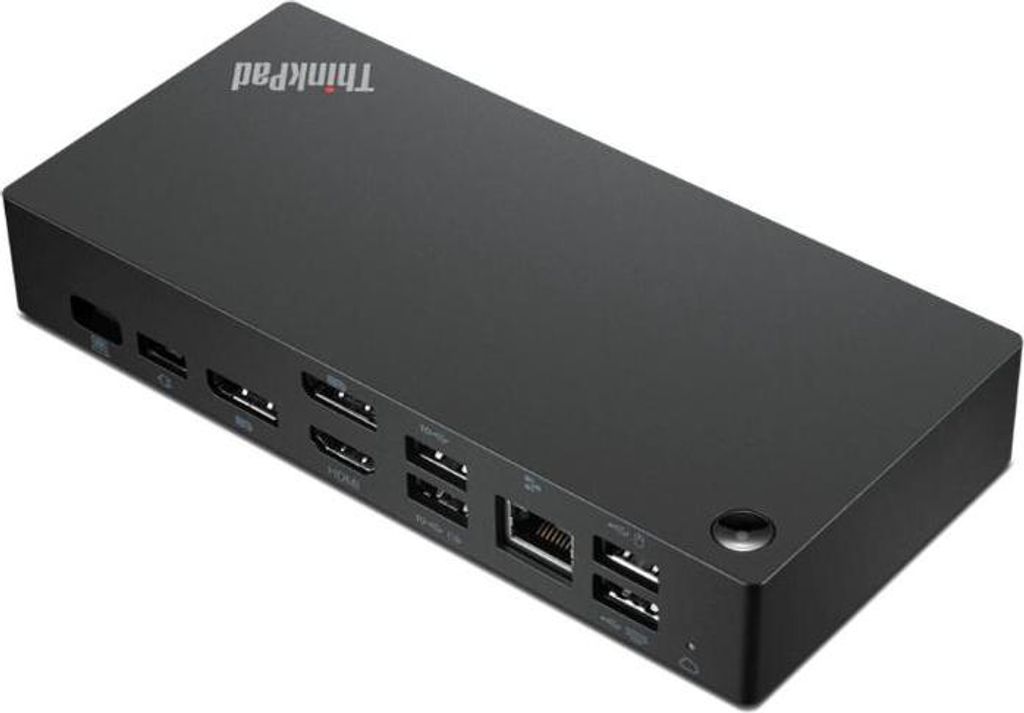Lenovo ThinkPad Universal USB-C Smart Dock - ThinkSmart Edition - Dockingstation - USB-C - HDMI, DP - 1GbE