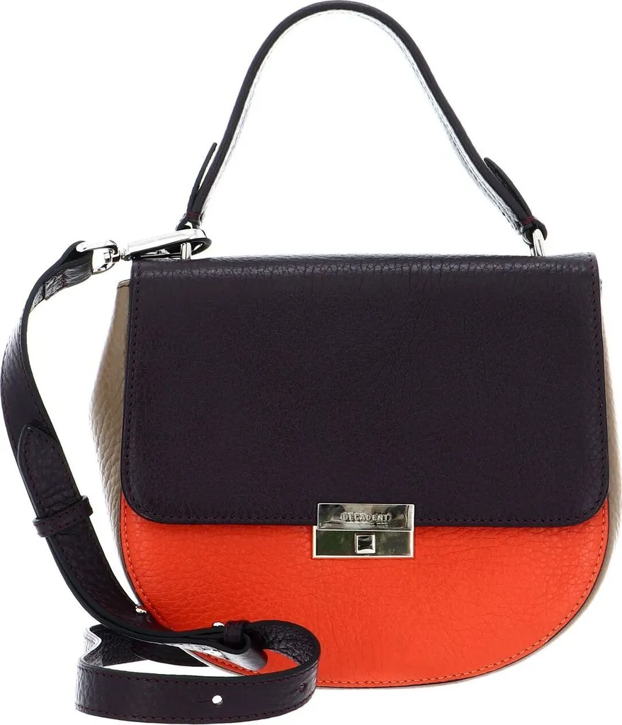 Sac bandoulière June Small en cuir tricolore pour femme DECADENT
