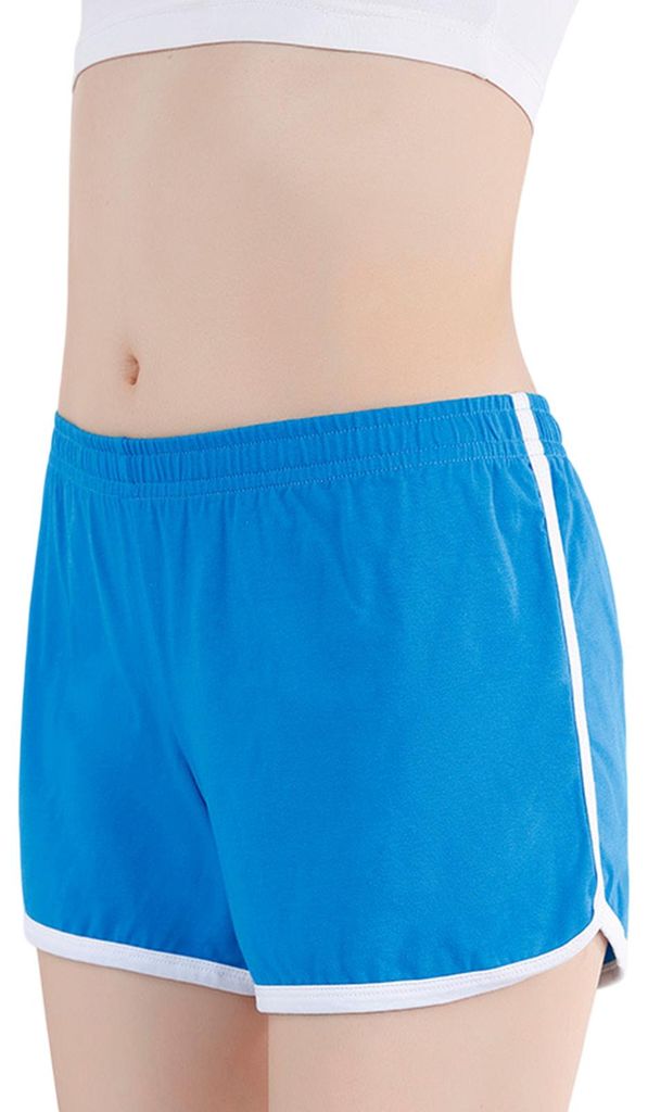 Damen Baumwollunterwäsche, atmungsaktiv, locker, lässig, Fitnessshorts, elastischer Bund, Sport-Boxershorts, Unterhosen