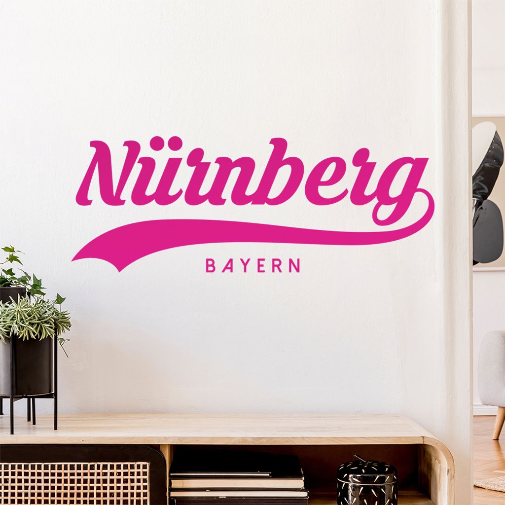 Nürnberg Bayern Wandtattoo Wandaufkleber Wall Sticker - Dekoration, Küche, Wohnzimmer, Schlafzimmer, Badezimmer