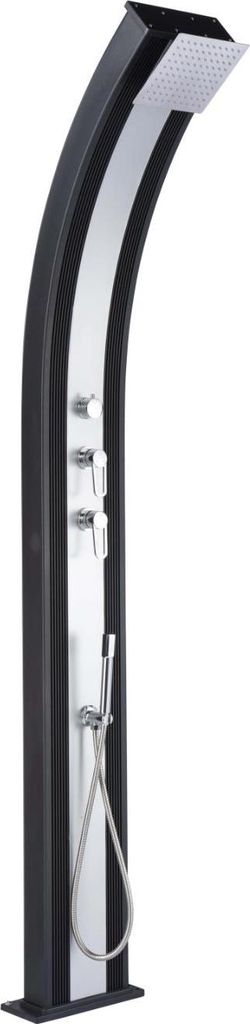 Formidra Hybriddusche "Dada Curve" silber 40 L