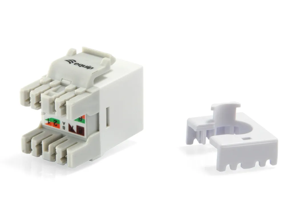 Connecteur Keystone Cat6 UTP Slim pour panneau de brassage - Pack de 8