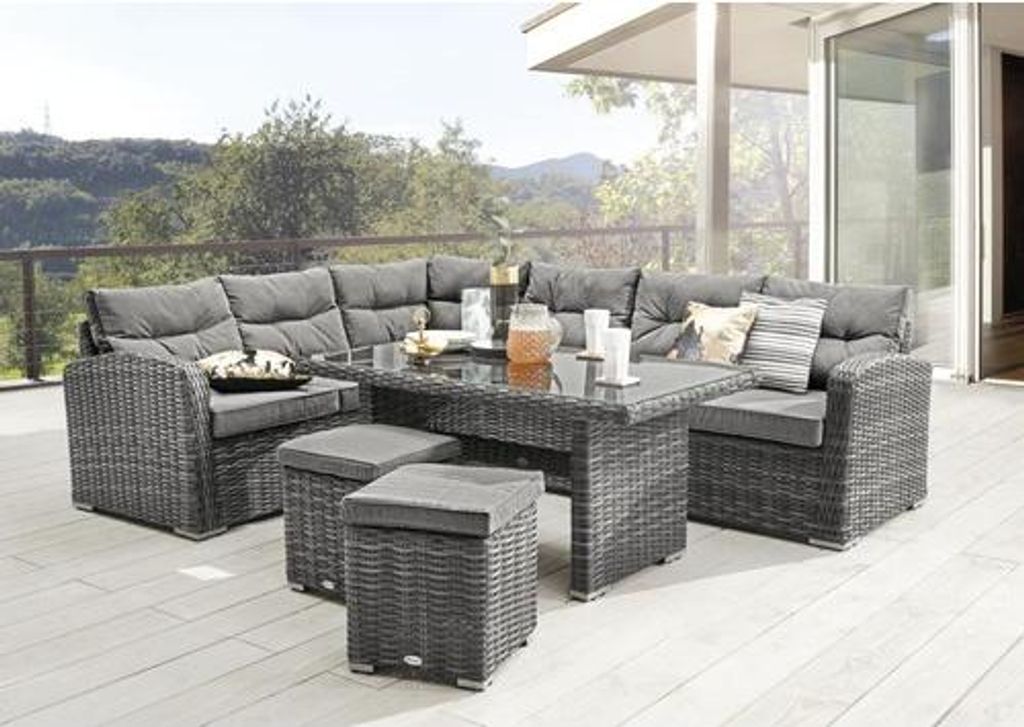 Grupa narożna Destiny SANTA PONSA ze stołem 140x80x66 cm, Zdjęcie produktu 