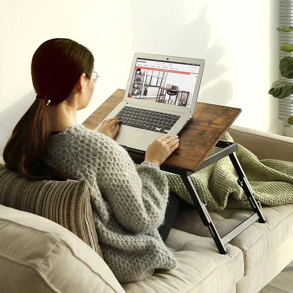 Réhausseur PC portable ventilé et ajustable pour bureau ergonomique noir - 3