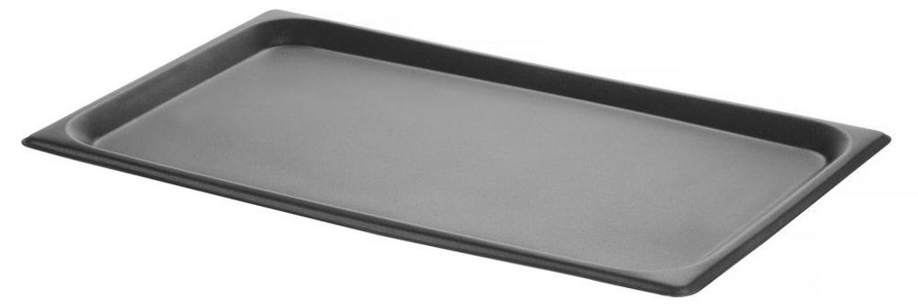 HENDI Backblech mit Antihaftbeschichtung CONVECTOMAT ROAST, GN 1/1, Schwarz, 530x325x(H)17mm