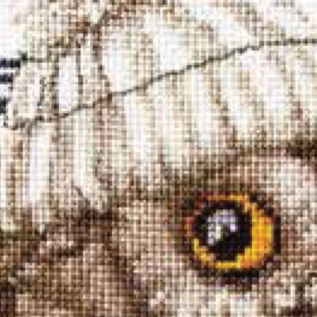 Kit broderie complet point de croix Aida : brodez l'hiver facilement - 2