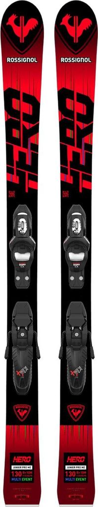 ROSSIGNOL Hero JR Multi-Event Ski + Kid 4 GW Bindung (110-130cm) Kinder Skiset rot 110 cm
