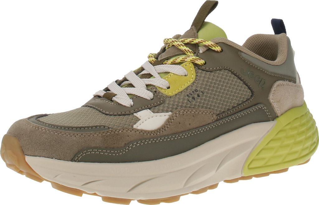 Jeep Groove Damen Sneaker in Grün, Größe 46