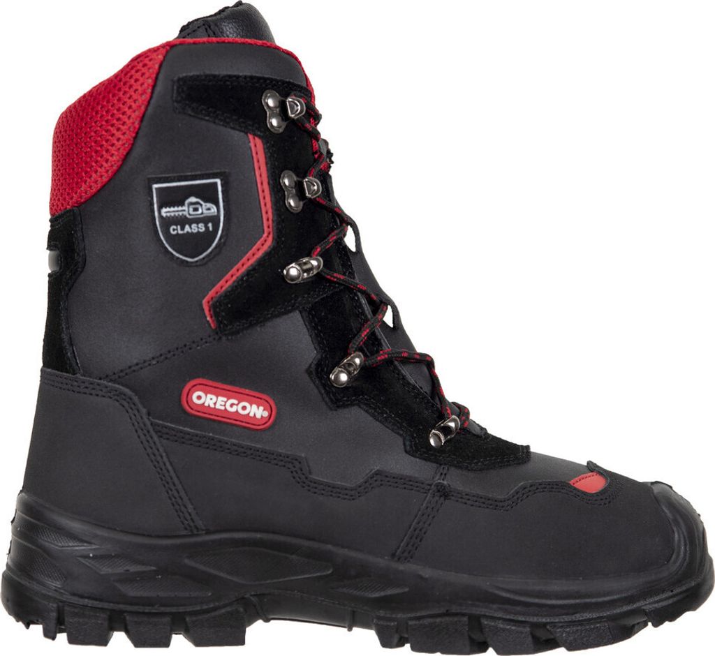 Oregon Kettensägen Schnittschutzstiefel Leder mit Produktbild 