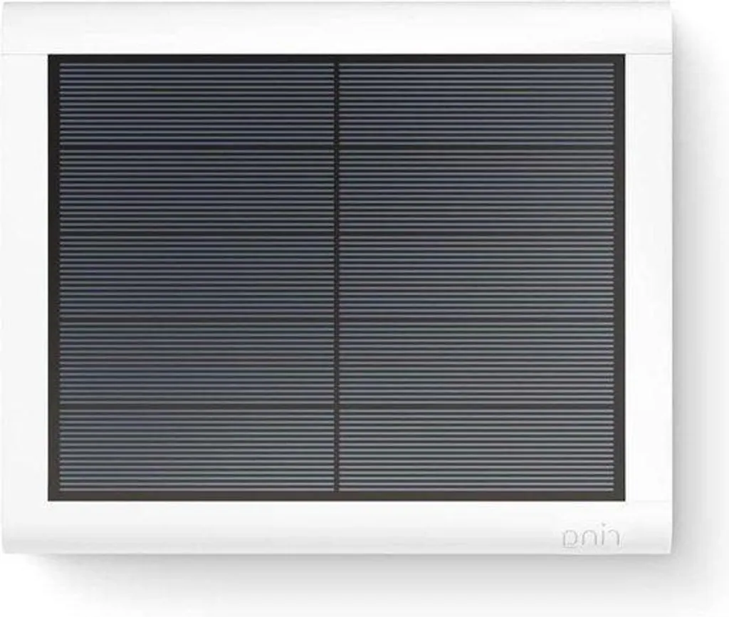 Projecteur de Surveillance Solaire 4 W USB-C Blanc pour Jardin et Allée