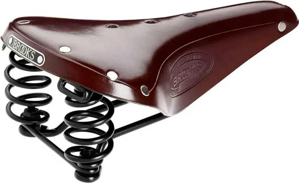 Selle Brooks Flyer B396H00A07205 Finie les Douleurs à Vélo Marron