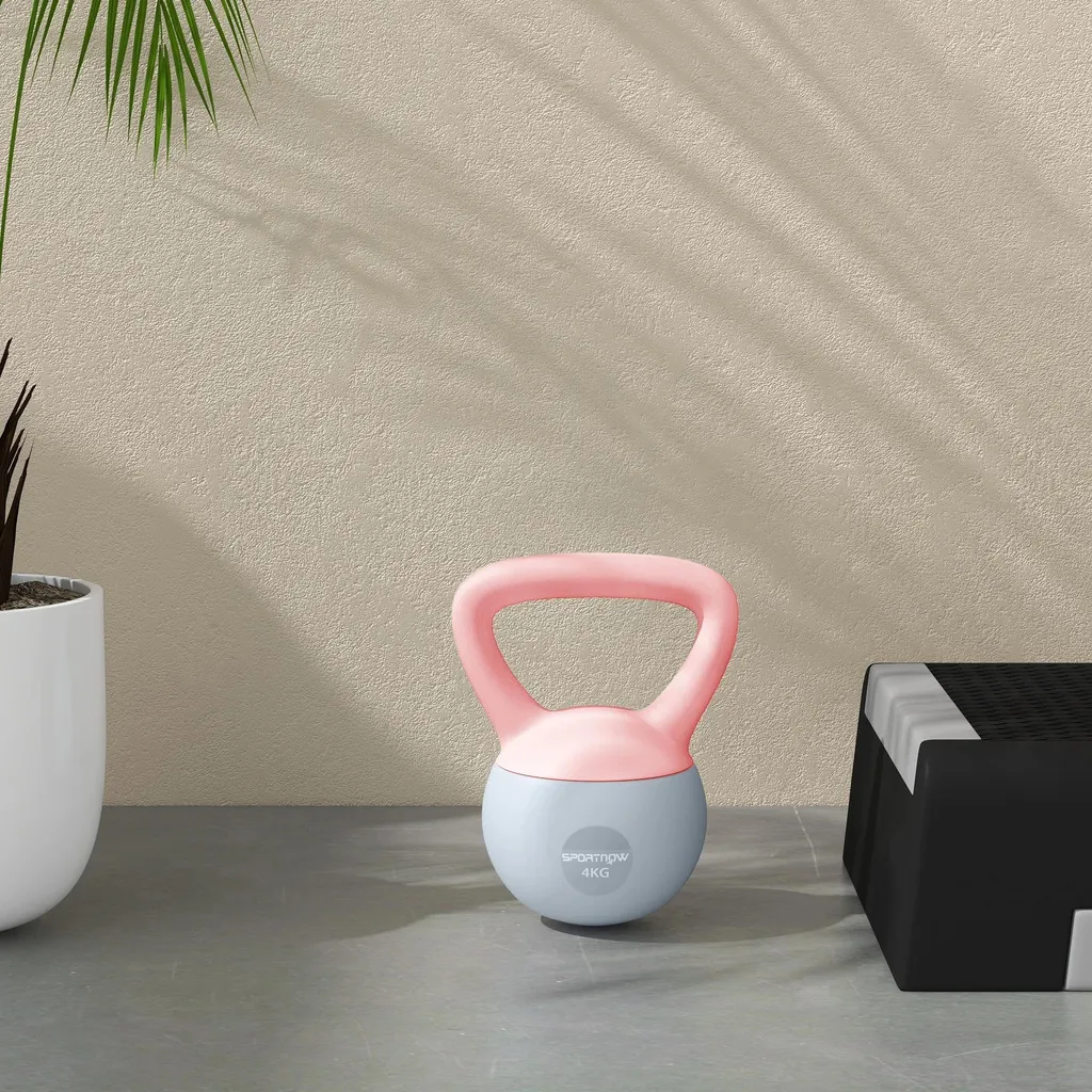 Haltère Boule Compact 4kg Sable Métallique - Gainage et Musculation