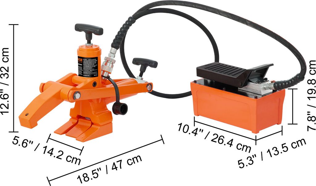 VEVOR Hydrauliczna zmieniarka opon Zmieniarka opon 470 x Zdjęcie produktu 8