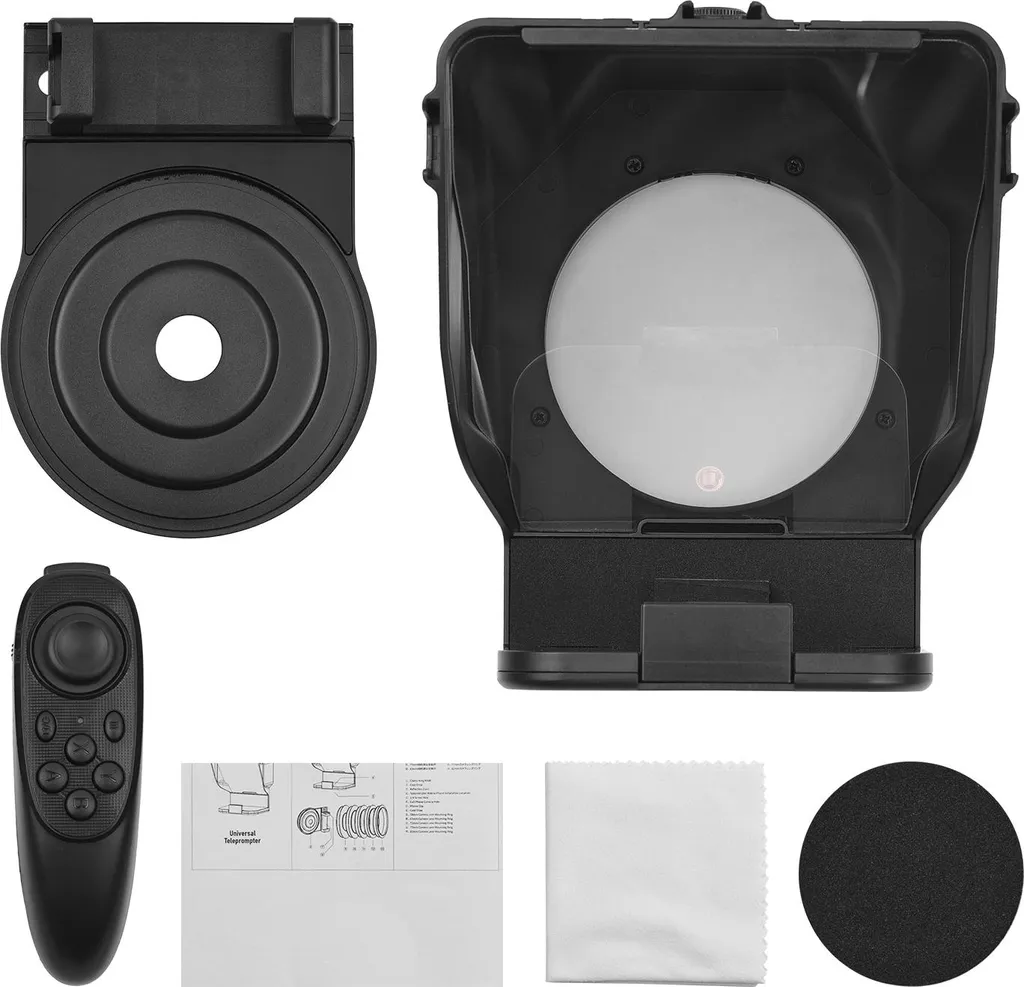 Téléprompteur portable pour smartphone avec télécommande Bluetooth - 3