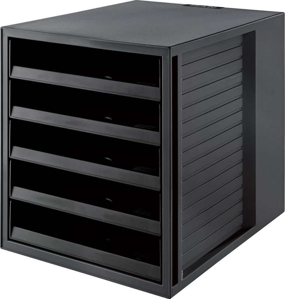 HAN Schubladenbox KARMA 5 offene Schübe Gehäuse: schwarz