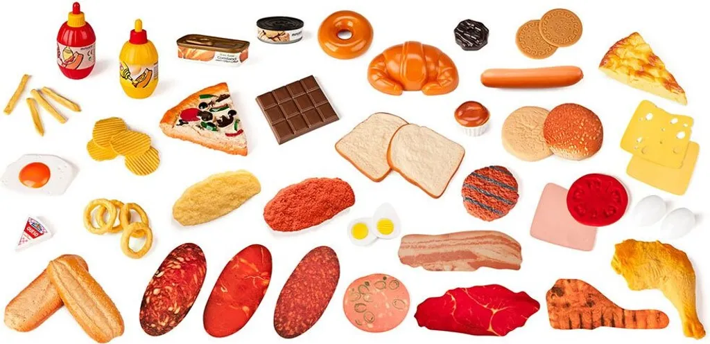 Set de vaisselle et repas rapide Miniland 52 pcs, multicolore et pratique