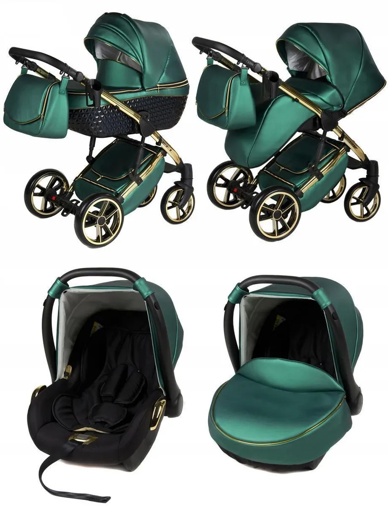Baby & Kind Babyartikel Kinderwagen Kombikinderwagen Kinderwagen 3 in1 Kombi Set Autositzwahl 
