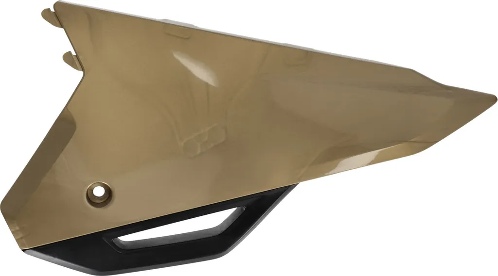 Plaque d'immatriculation ACERBIS latérale or et noir pour Honda Moto