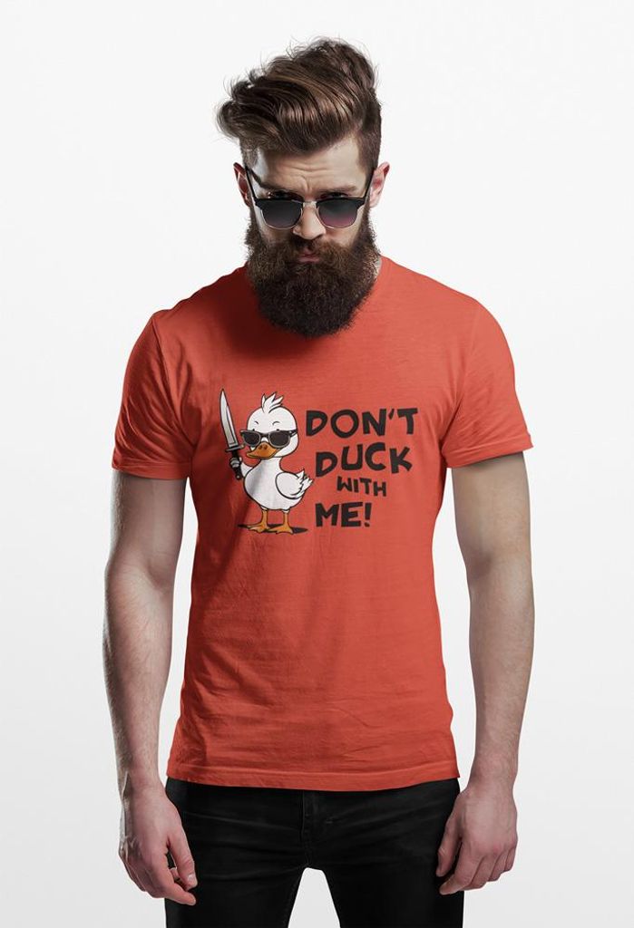 D&B 150 Uni Polo EB00019 Duck MelangeOrange-Größe S