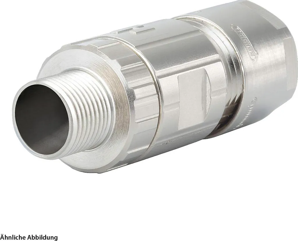 Connettore HUMMEL M12 Power per inserimento pin, uscita cavo diritta, area di serraggio 5,0 mm - 9,0 mm, colore