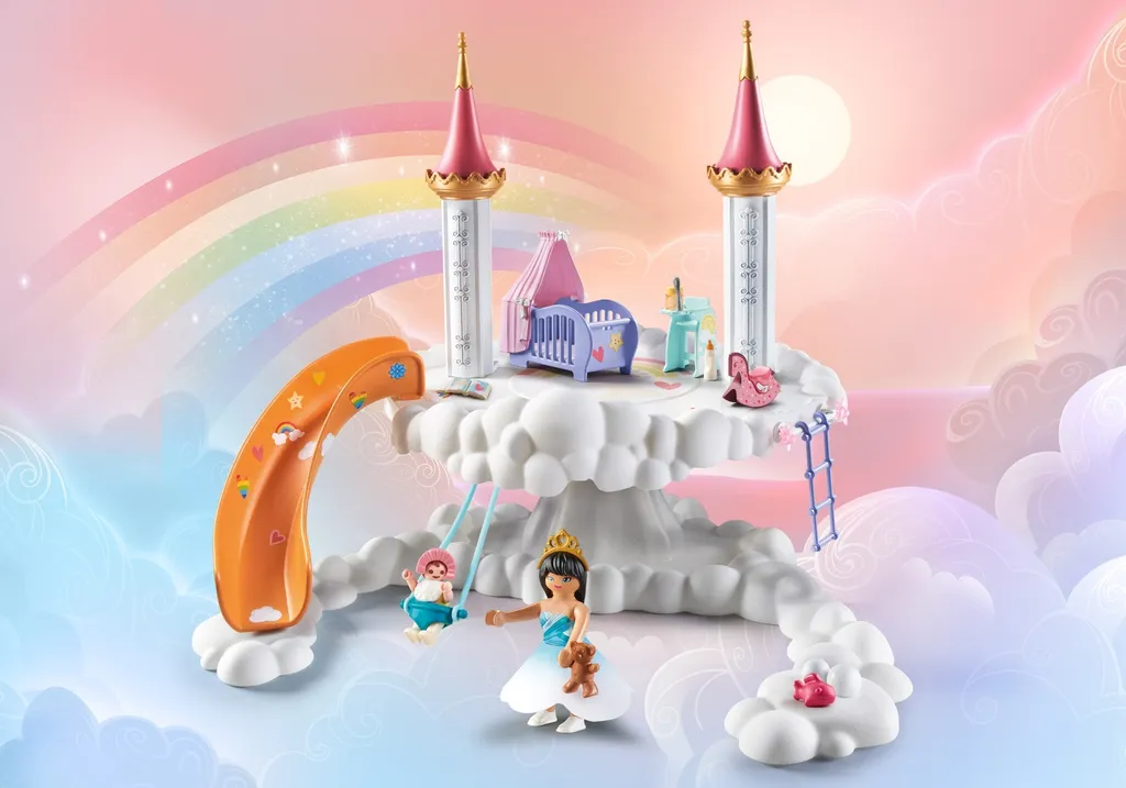 Jouet de construction Nuage de bébé céleste Princess Magic PLAYMOBIL