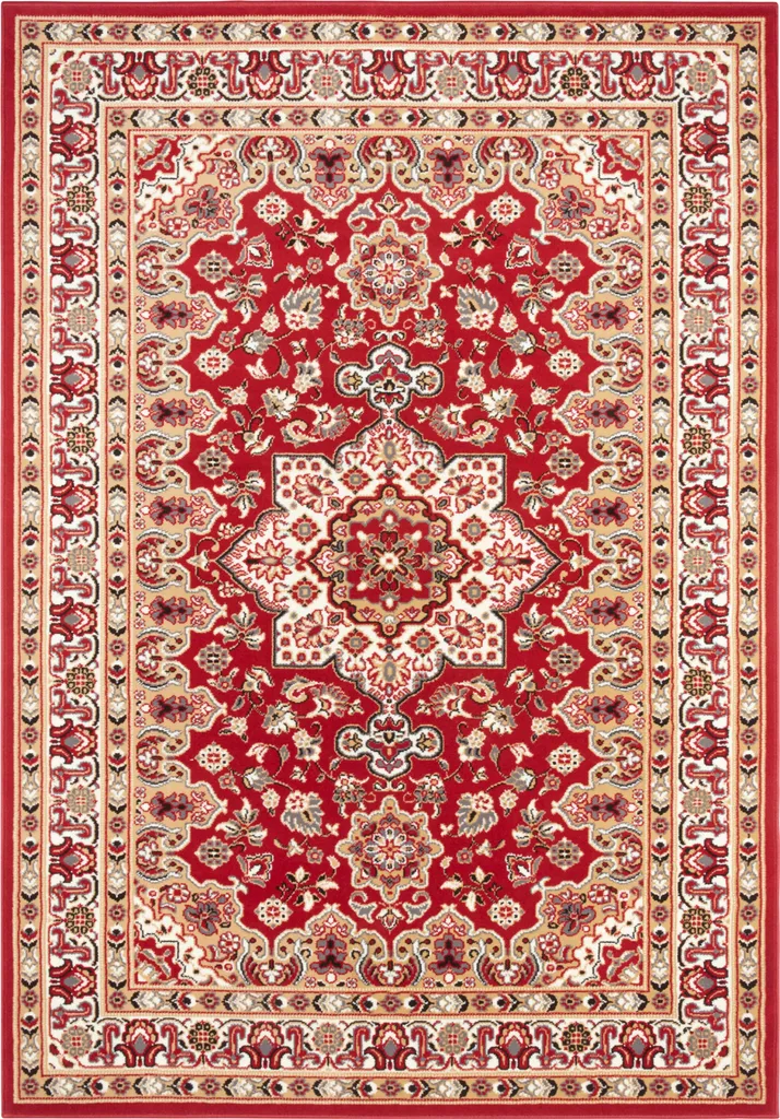 Tapis Rouge Mirkan Parun Täbriz : Anti-Poussière et Durable pour Salon