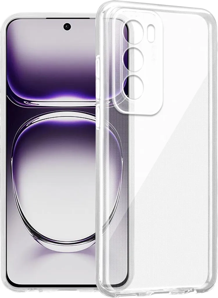 Custodia Cadorabo per OPPO Reno 12 Custodia in silicone per telefono cellulare, realizzata con [tecnologia che non ingiallisce mai], copertura protettiva antigraffio e antiurto COMPLETAMENTE TRASPARENTE