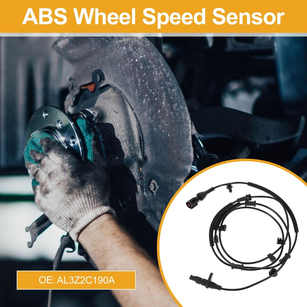 ABS Raddrehzahlsensor Nr. AL3Z2C190A Hinten Rechts ABS Sensor Antiblockiersystem Sensor für Ford F-150 Pickup SVT Raptor 2010