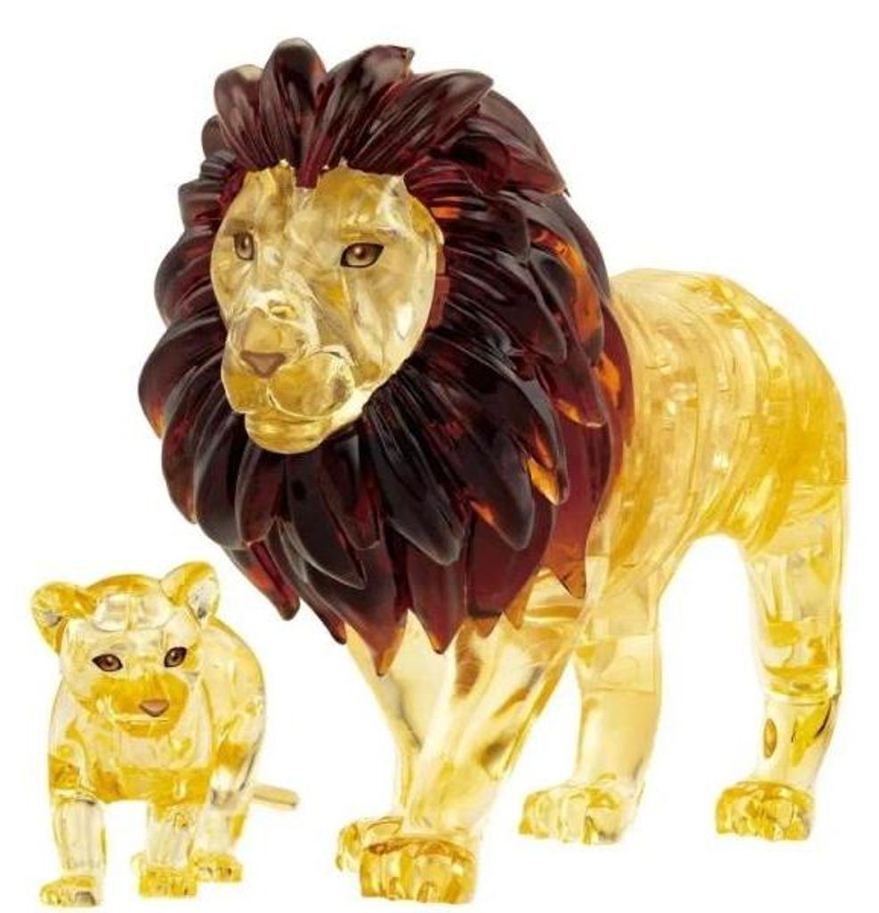 Crystal Puzzle - Les lions - Bard Centre des jeux Image du produit 
